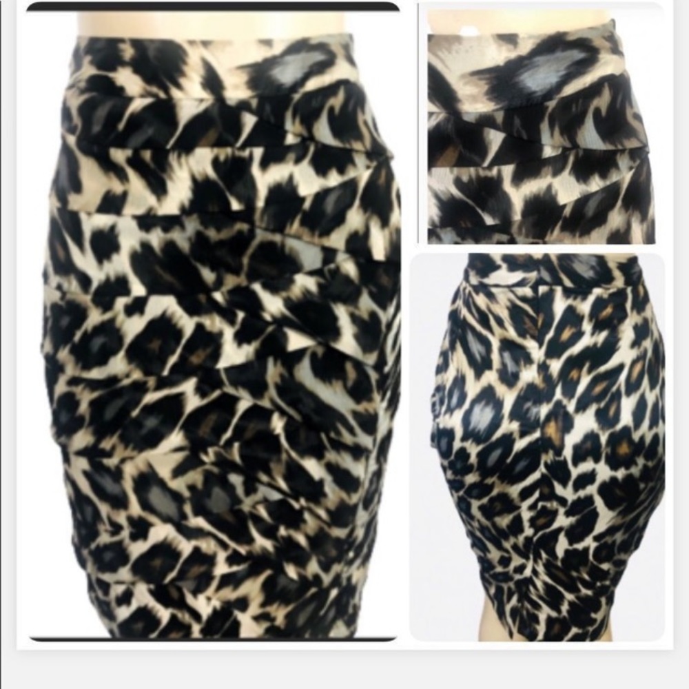 Ruffled Pencil Skirt